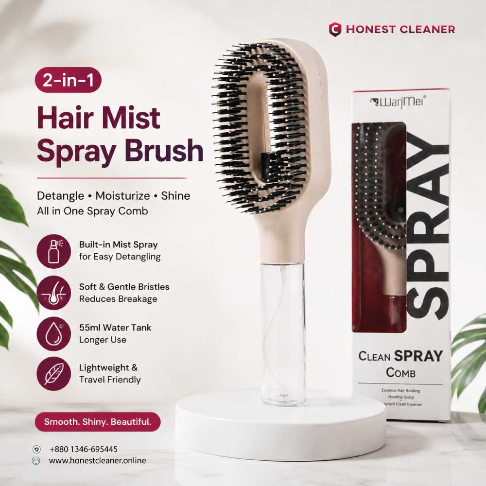 Hair Mist Spray Brush